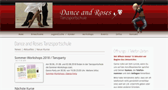 Desktop Screenshot of dance-and-roses.de